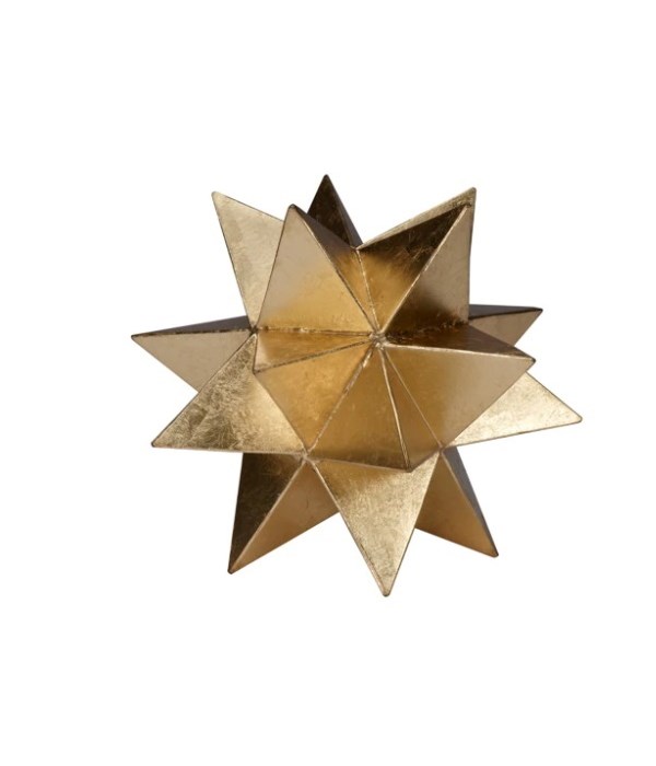 Large Moroccan Style Star, Gold Leaf